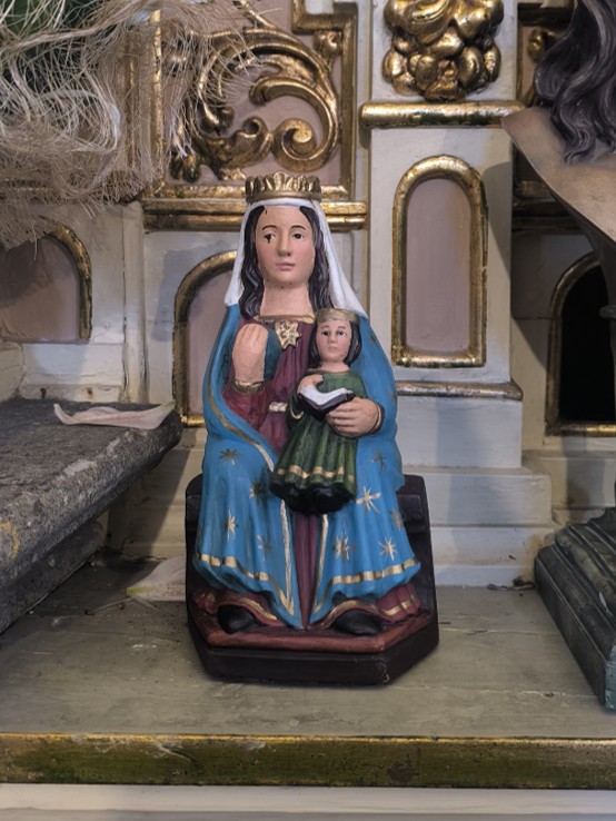Virgen de Coromoto en el Convento de Vilavella, Redondela. 28 de junio de 2026.